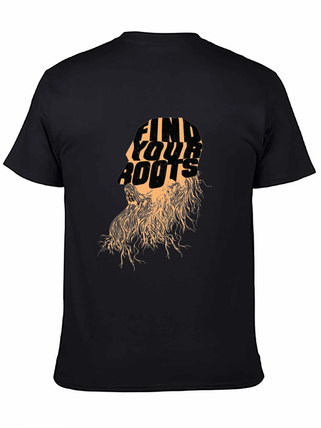 Find Your Roots Graphic Black T-Shirt product image 4