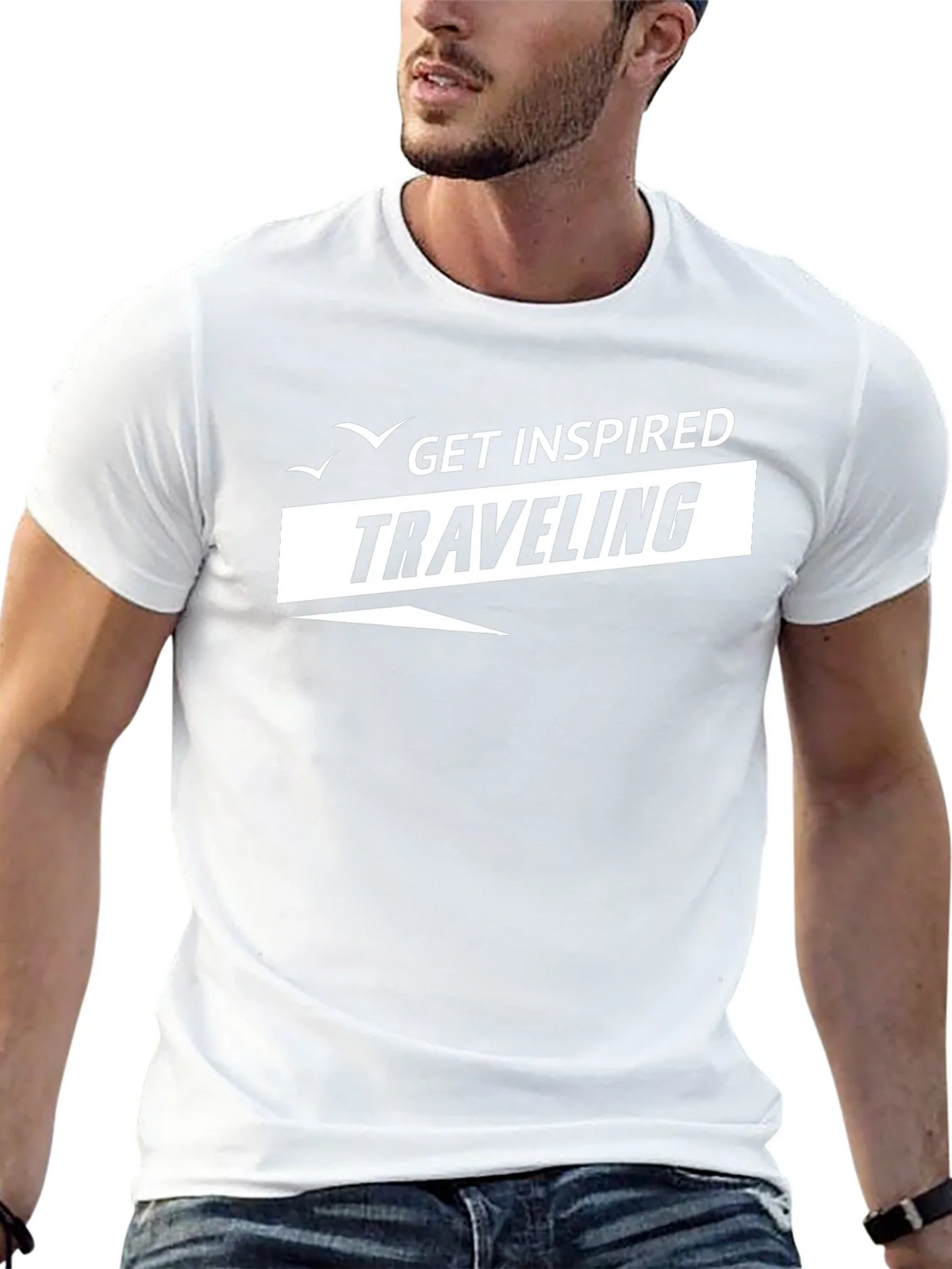 Get Inspired Traveling Graphic T-Shirt product image 5