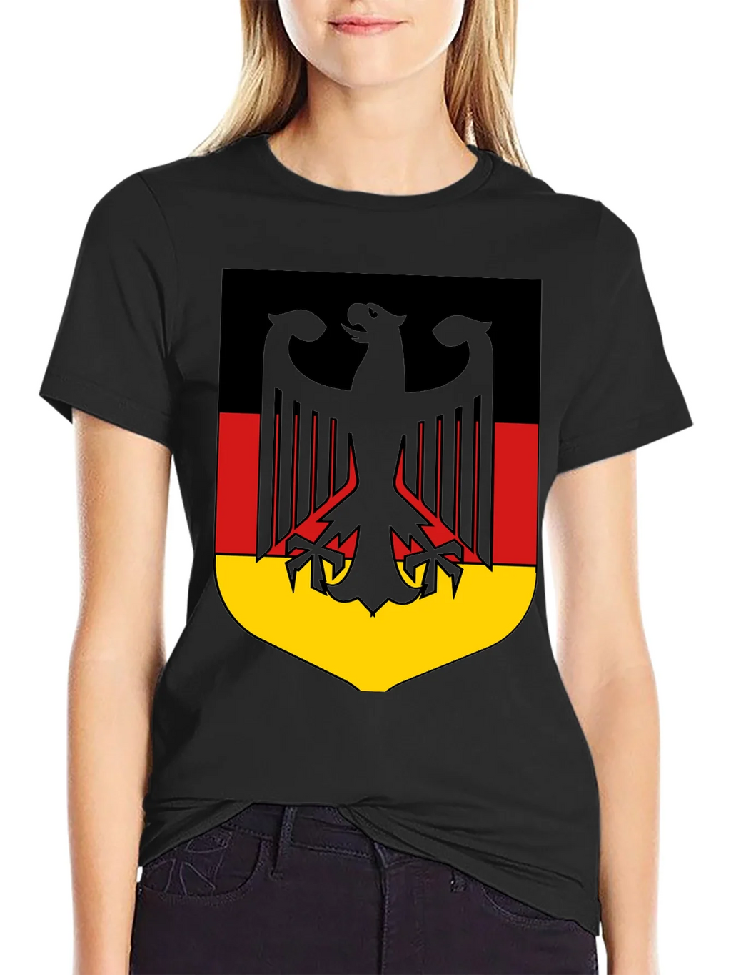 German Flag Eagle Crest T-Shirt product image 2