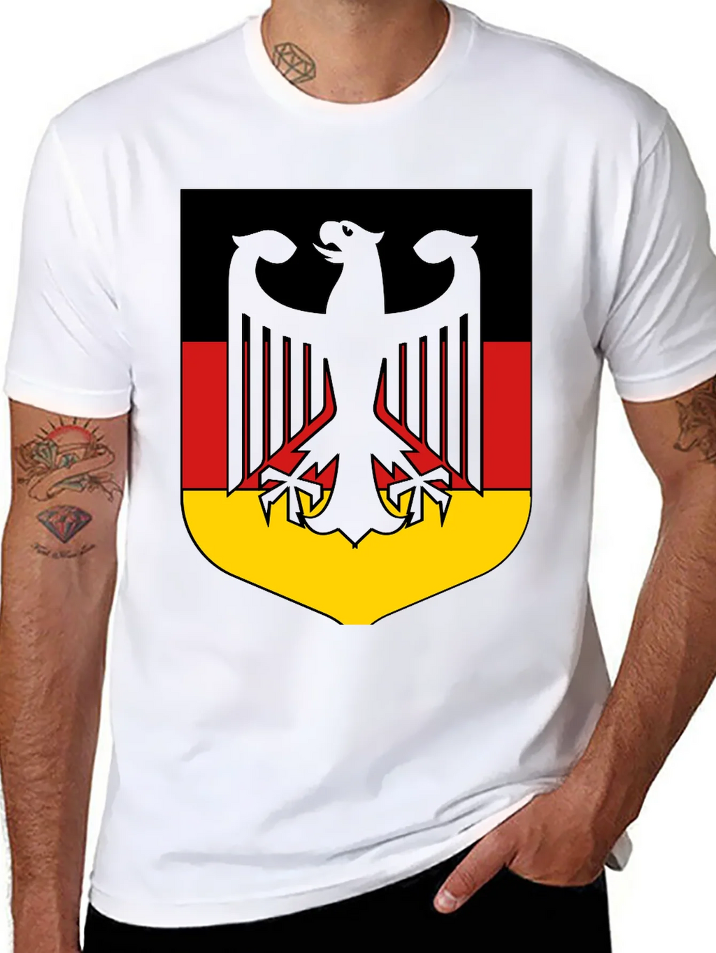 German Flag Eagle Crest T-Shirt product image 7