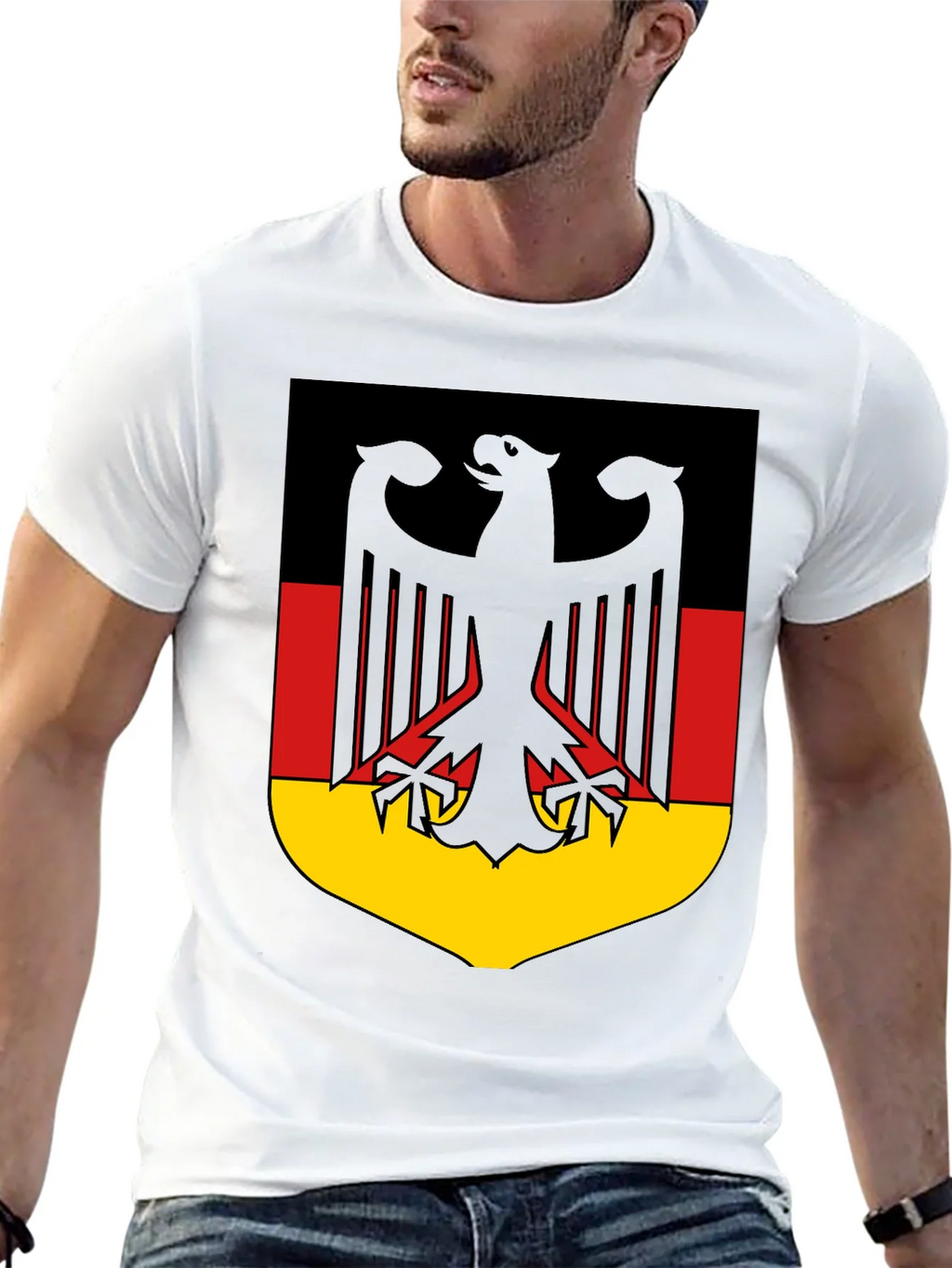 German Flag Eagle Crest T-Shirt product image 10