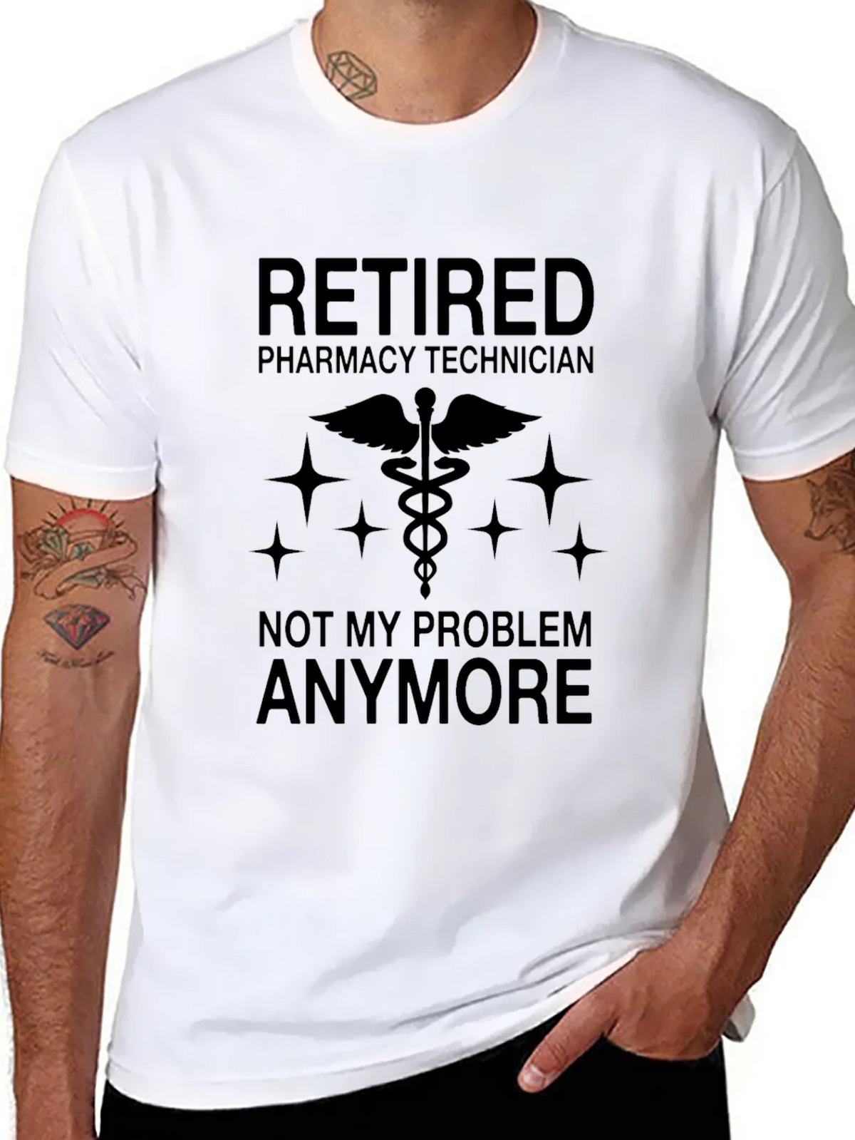 Retired Pharmacy Technician T-Shirt product image 7