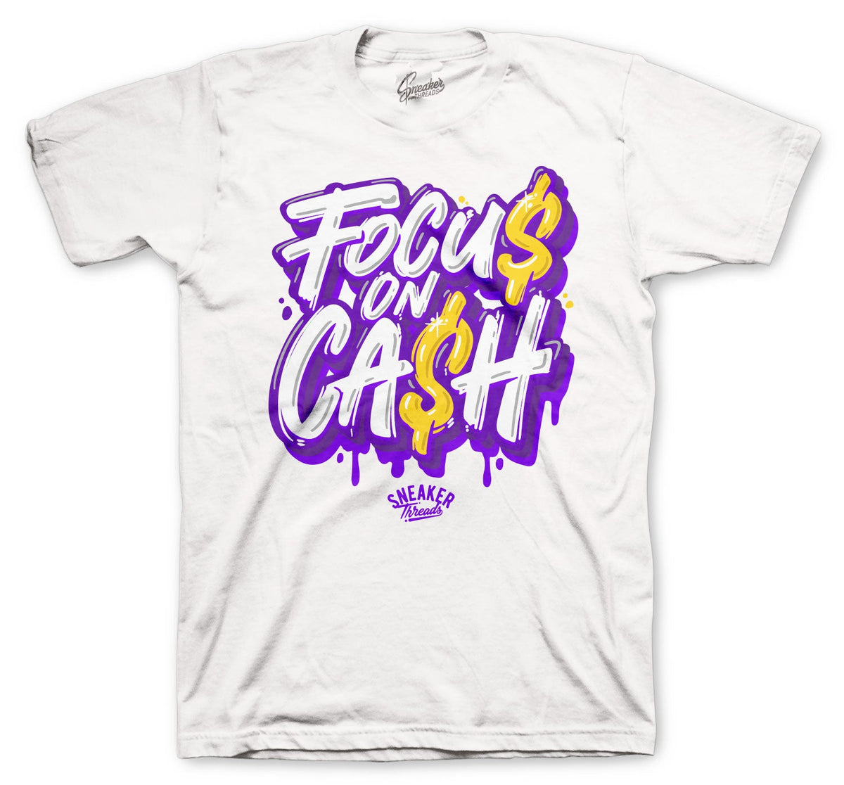 Retro 4 Purple Metallic Focus On $ Shirt