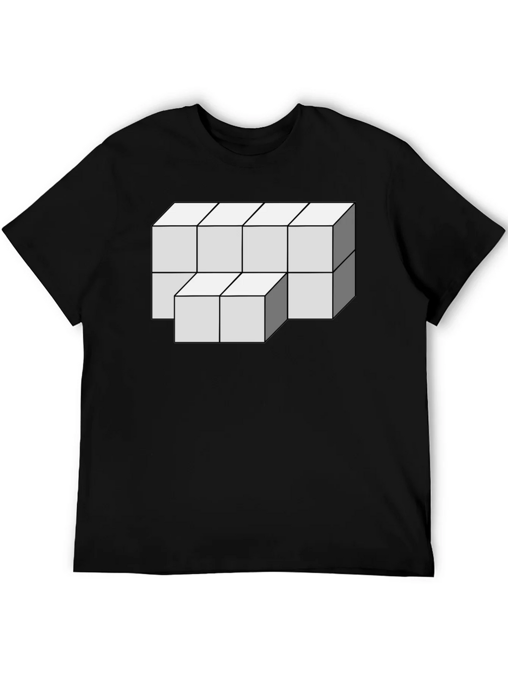 Optical Illusion Cube Graphic Tee product image 5