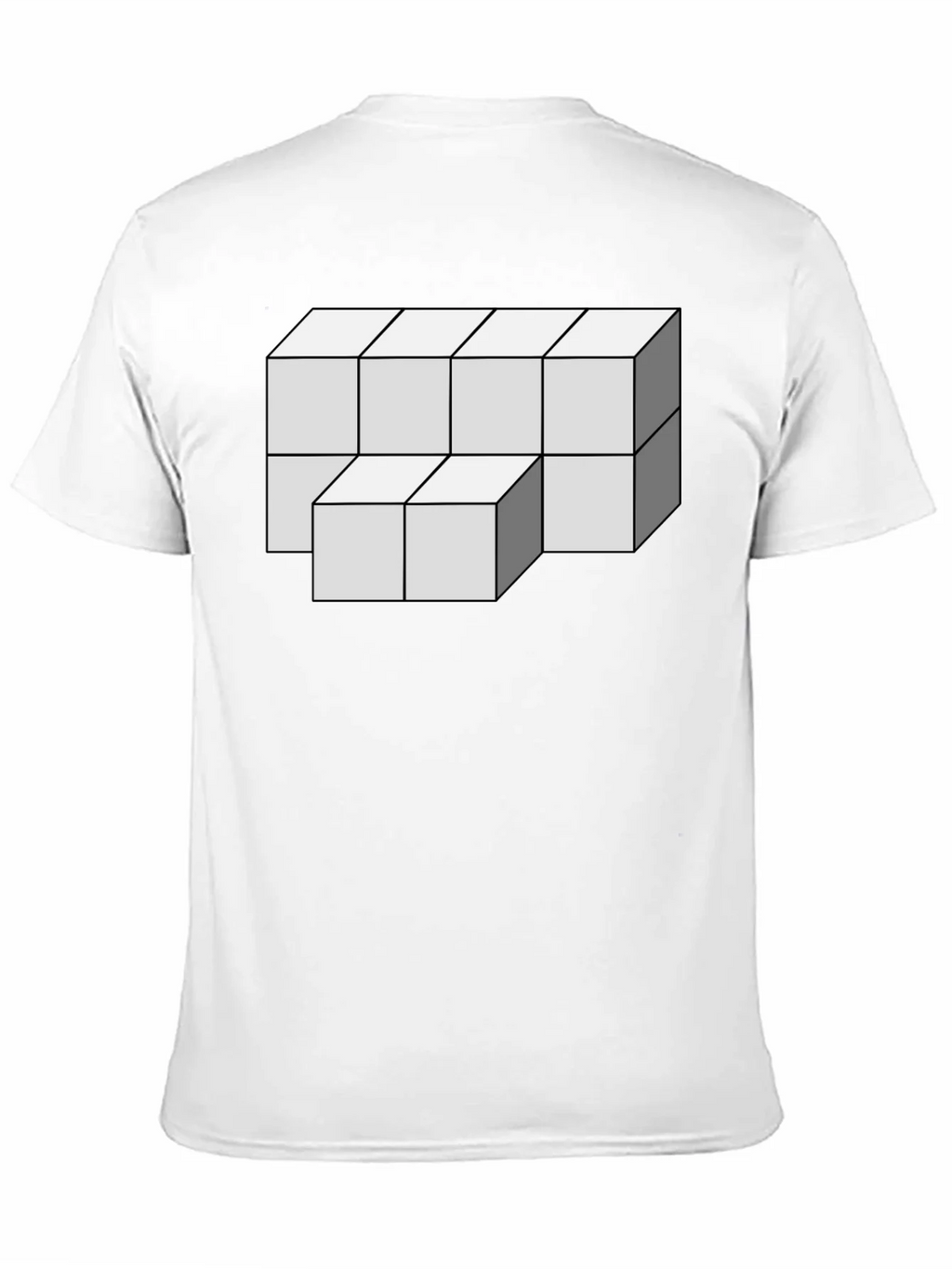 Optical Illusion Cube Graphic Tee product image 10