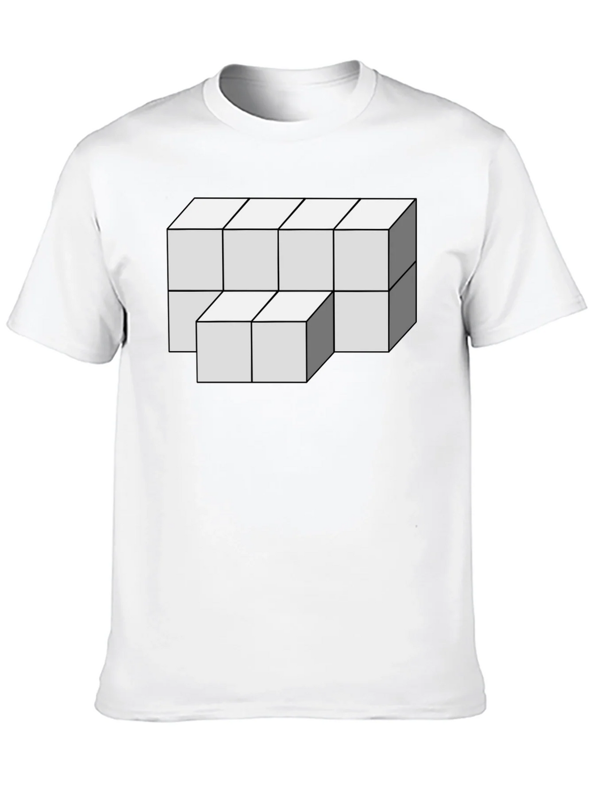 Optical Illusion Cube Graphic Tee product image 9