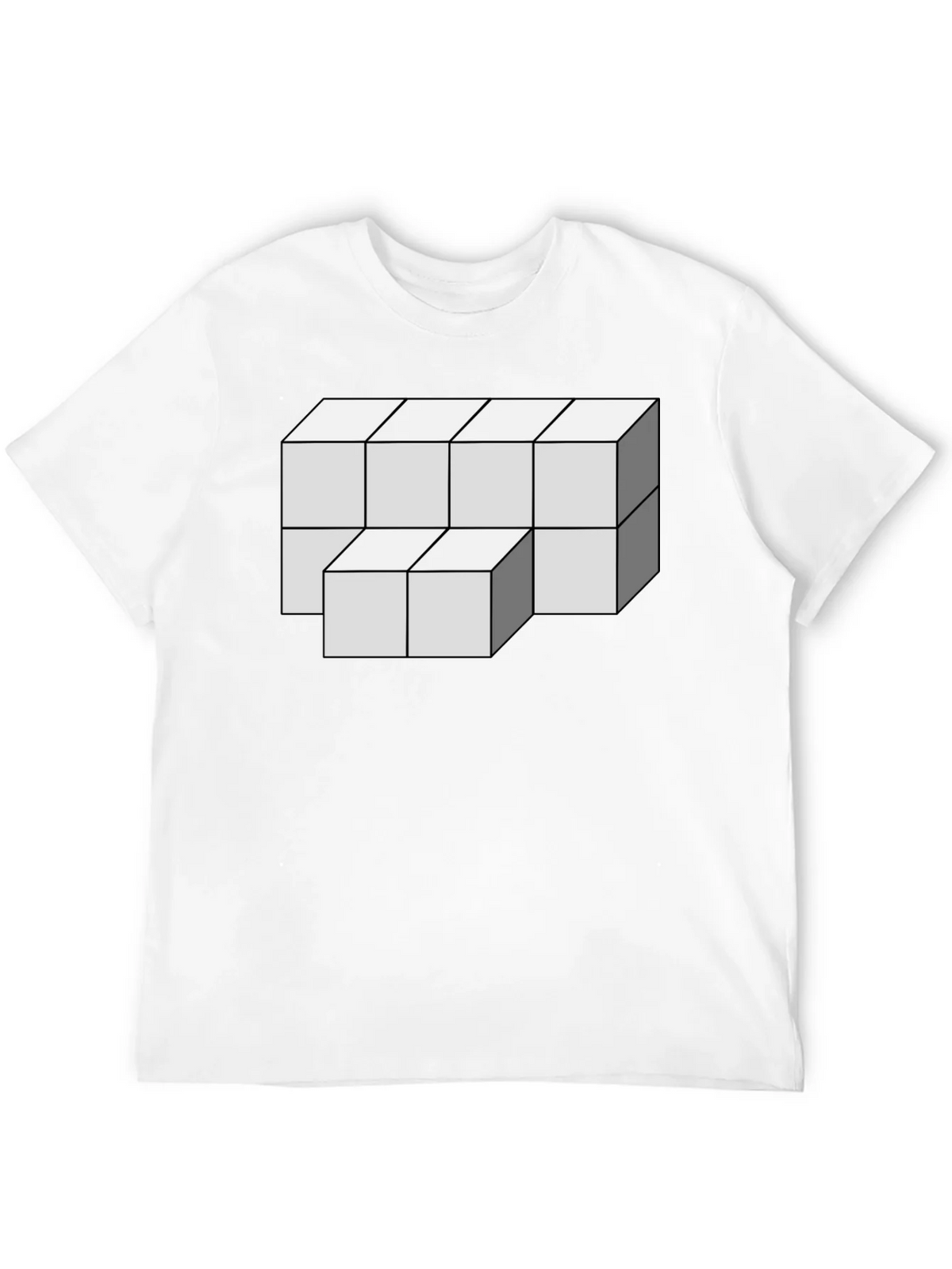 Optical Illusion Cube Graphic Tee product image 11