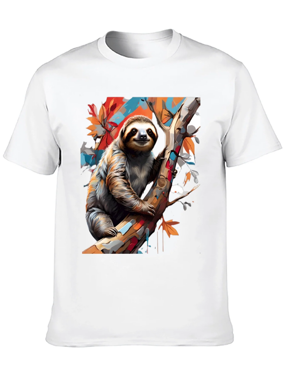Sloth Graphic Tee - Mens Black Cotton T-Shirt product image 9