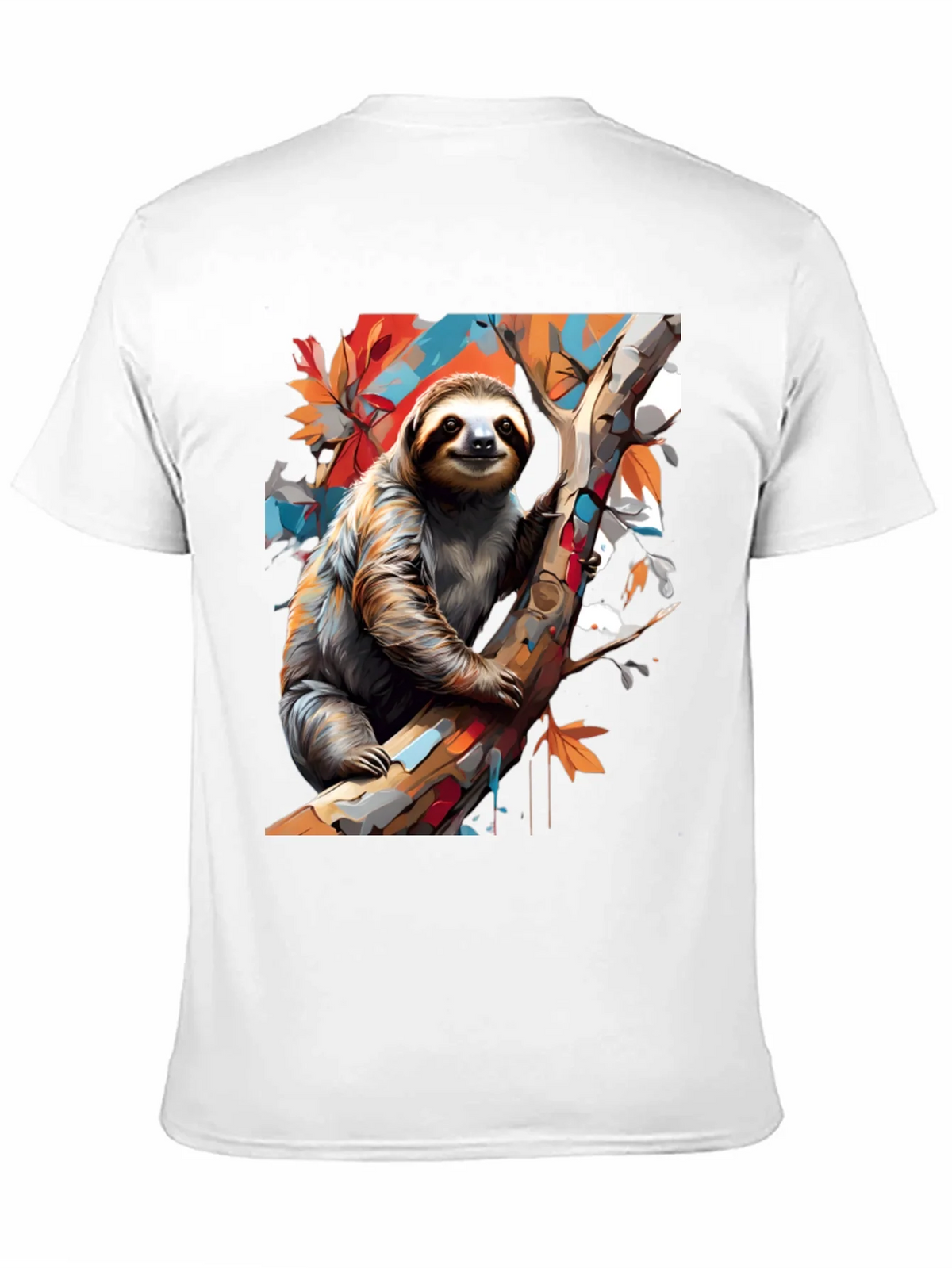 Sloth Graphic Tee - Mens Black Cotton T-Shirt product image 10