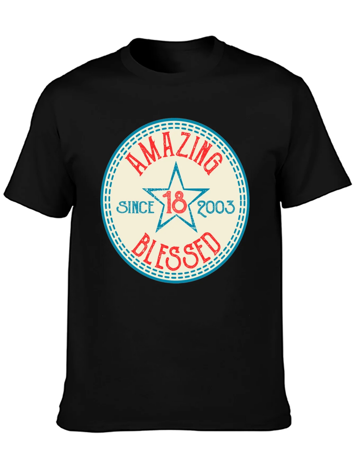 Amazing Since 2003 Blessed T-Shirt product image 3