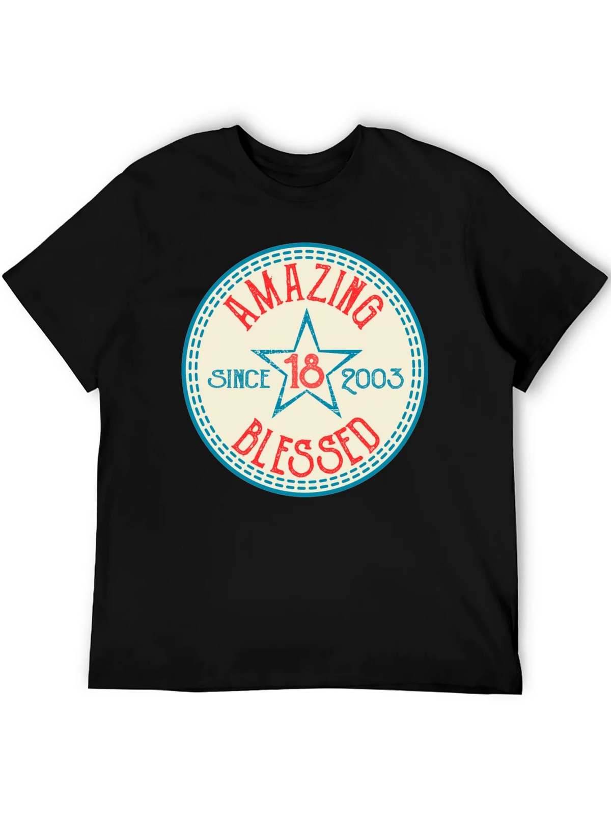 Amazing Since 2003 Blessed T-Shirt product image 5