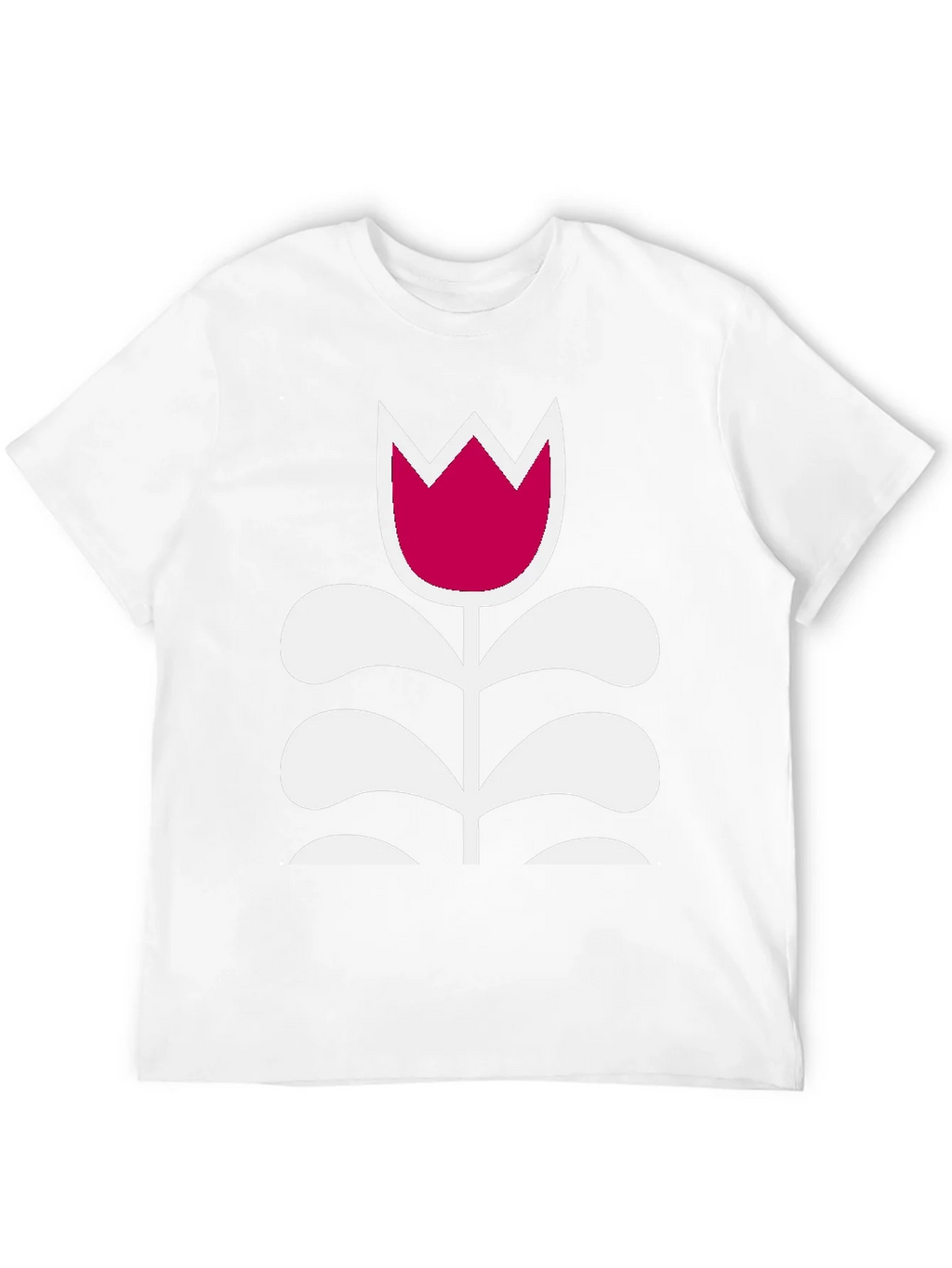 Floral Graphic Tee - Modern Tulip Design product image 7