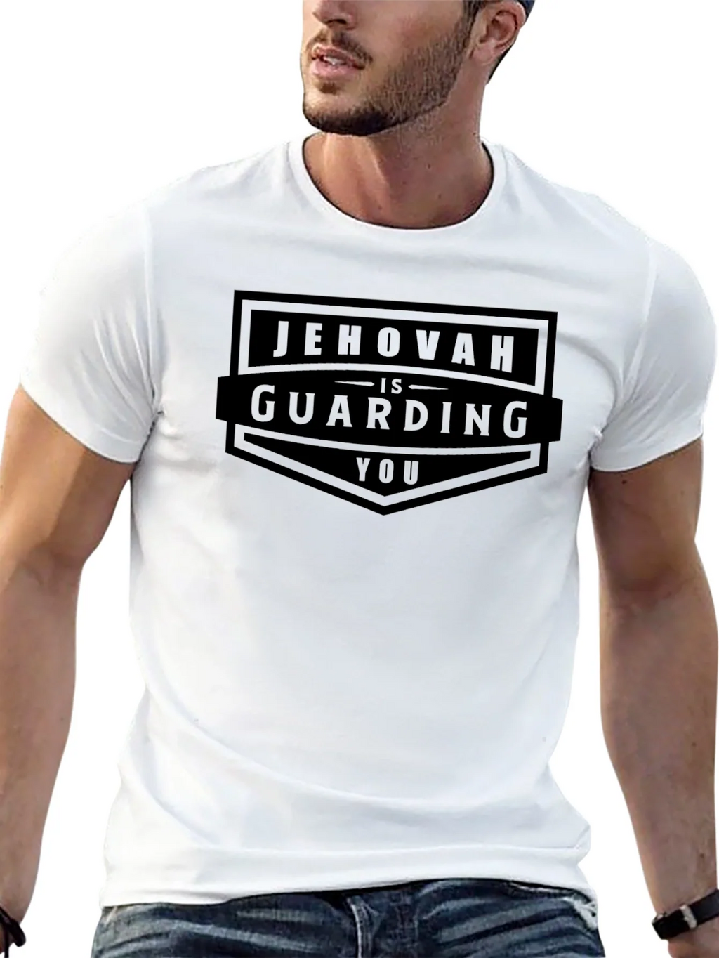 Jehovah is Guarding You Graphic T-Shirt product image 12