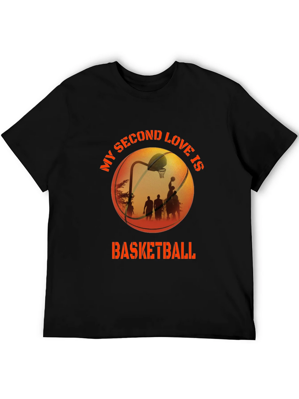 Basketball Second Love Graphic T-Shirt product image 4