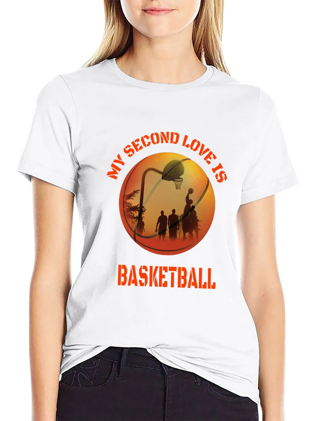 Basketball Second Love Graphic T-Shirt product image 6