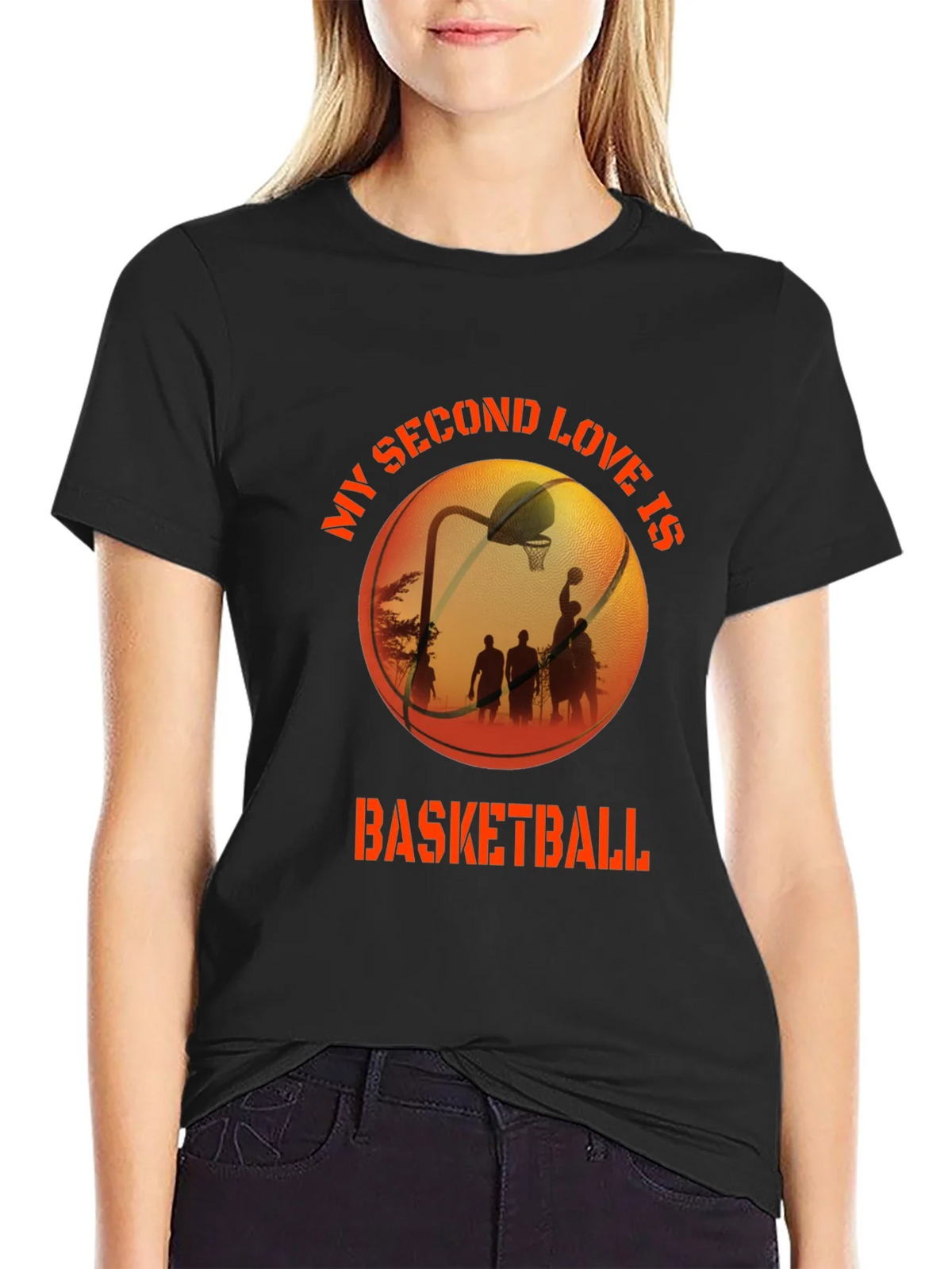 Basketball Second Love Graphic T-Shirt product image 2