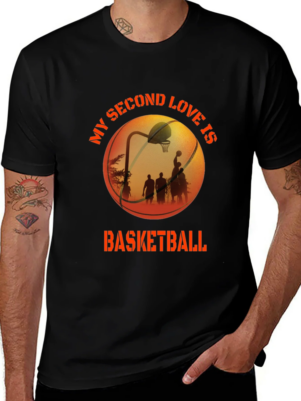 Basketball Second Love Graphic T-Shirt product image 1