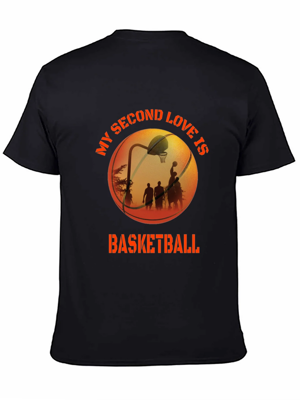 Basketball Second Love Graphic T-Shirt product image 3