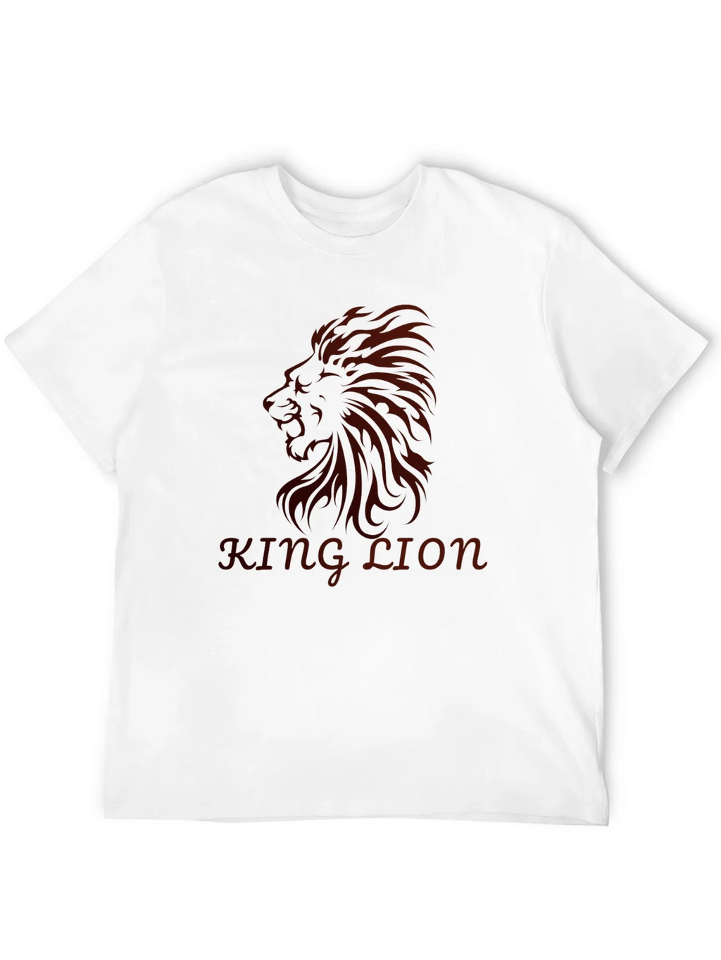King Lion Black Graphic T-Shirt product image 4