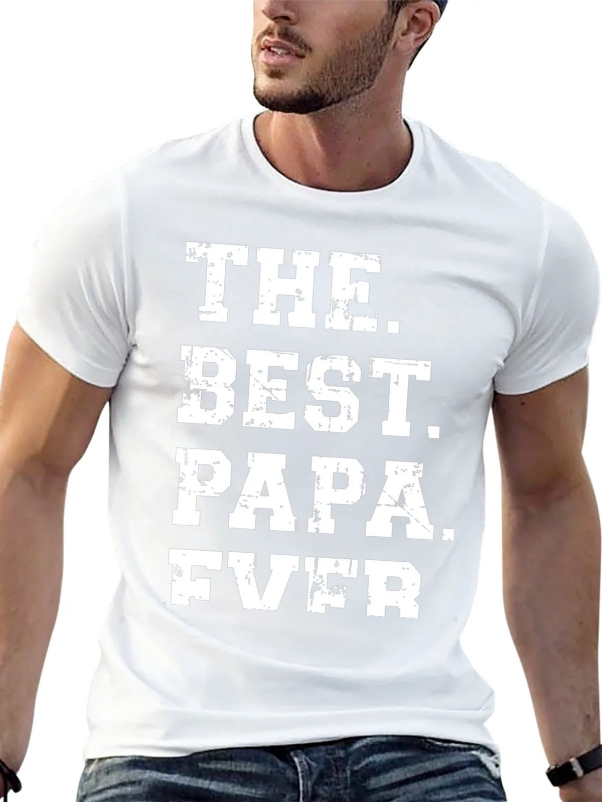 The Best Papa Ever T-Shirt Fathers Day Gift product image 12