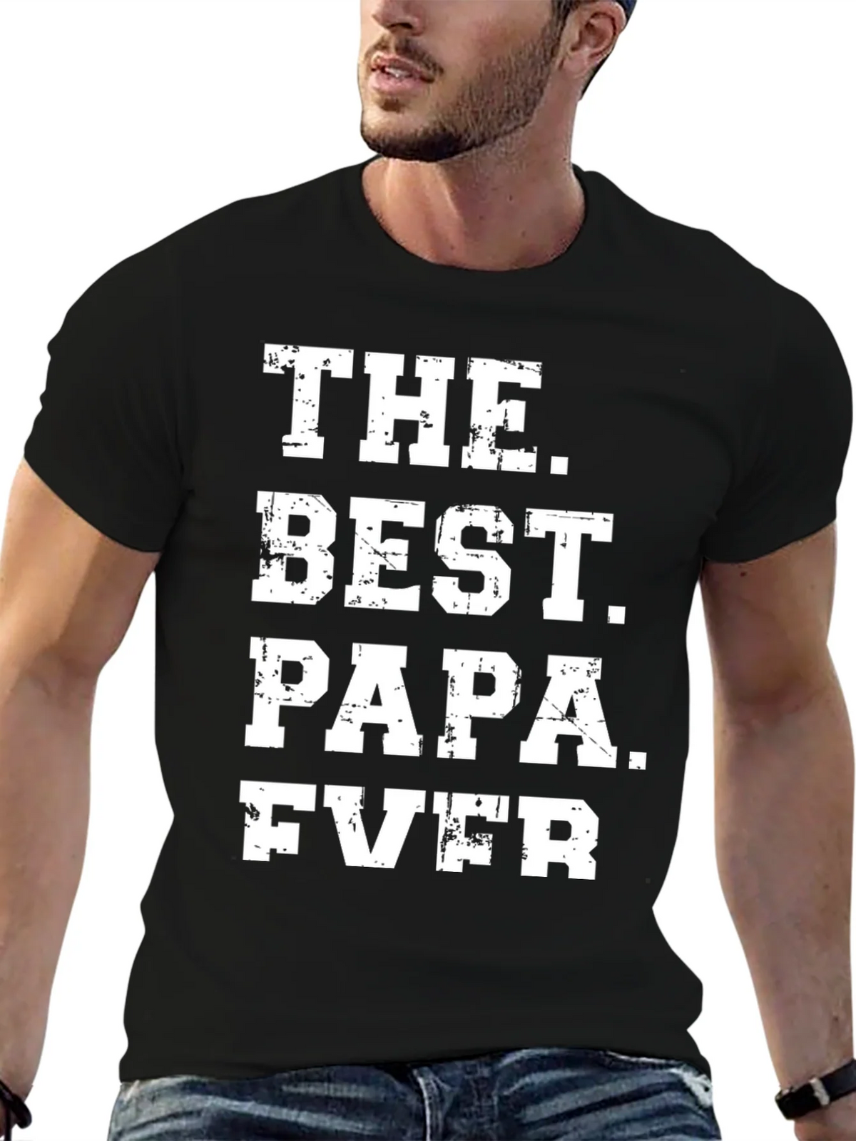 The Best Papa Ever T-Shirt Fathers Day Gift product image 6