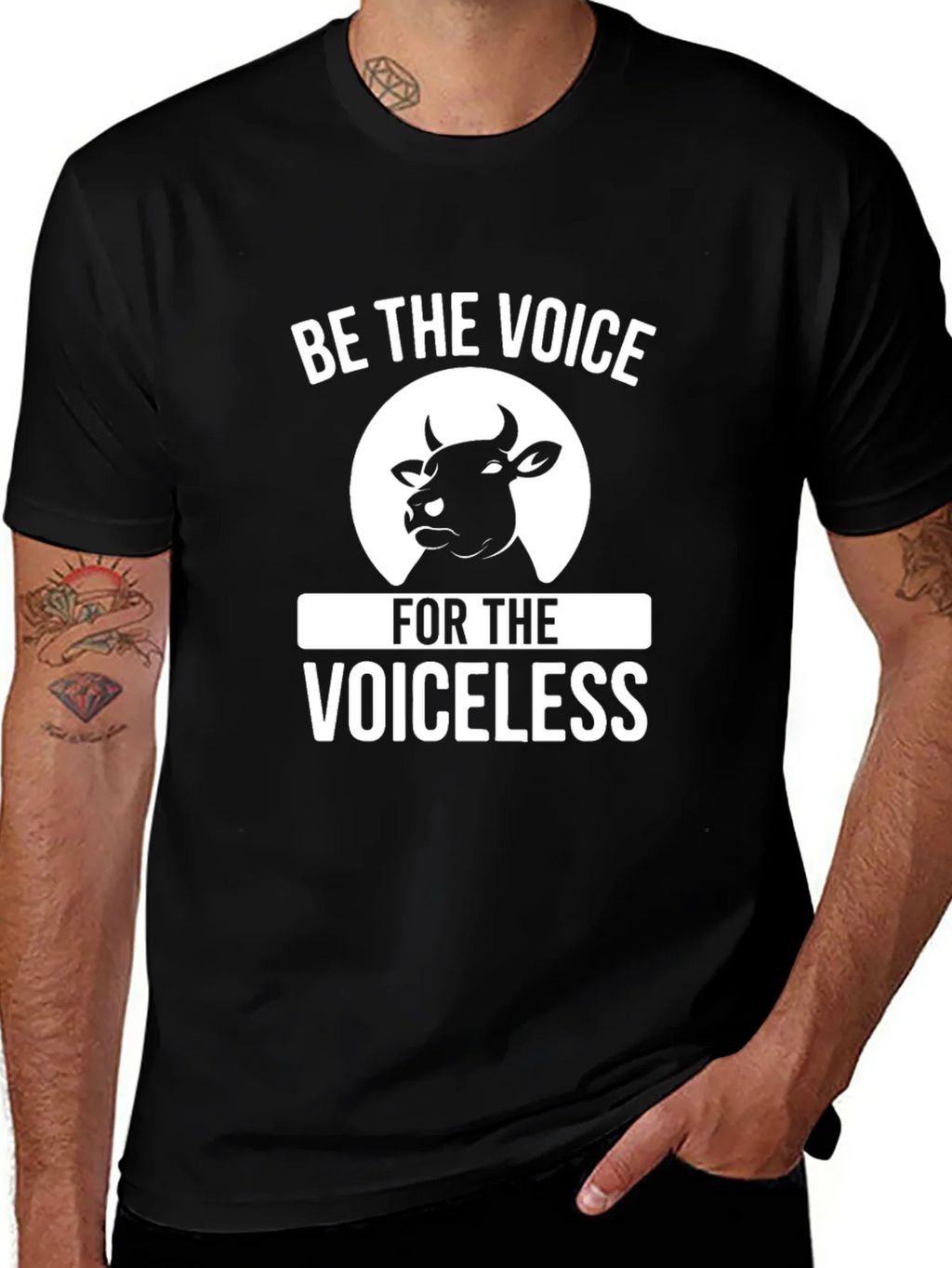 Be The Voice For Voiceless Vegan T-Shirt product image 1