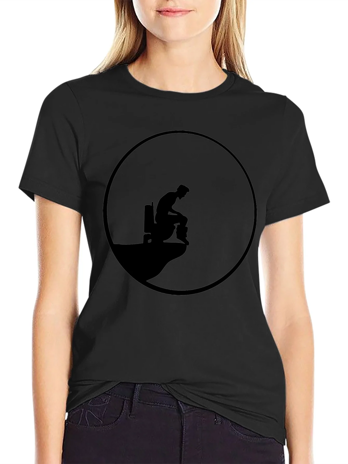 Mens Black Graphic Tee - Cliff Edge Design product image 2