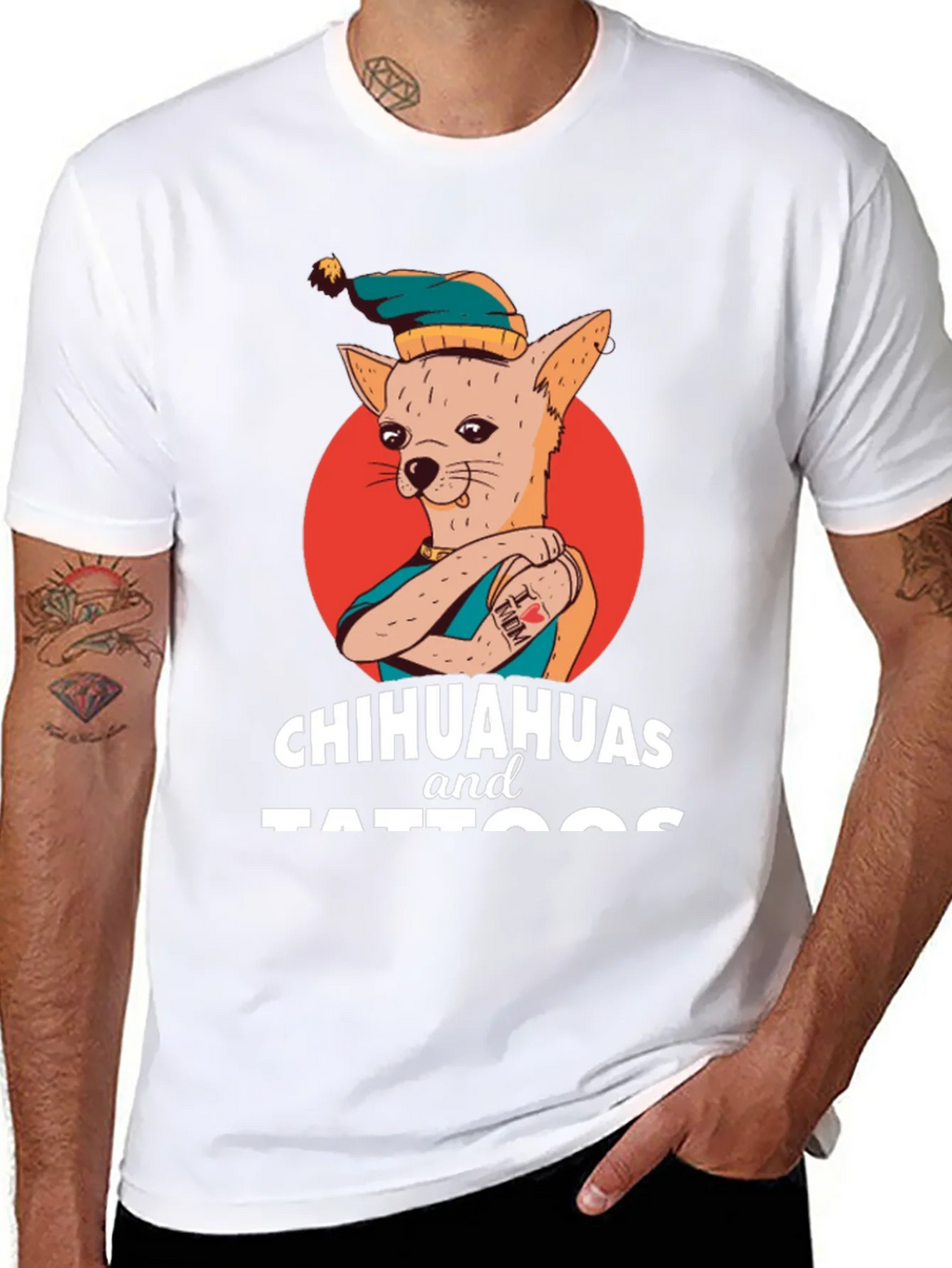 Chihuahua and Tattoos T-Shirt product image 7