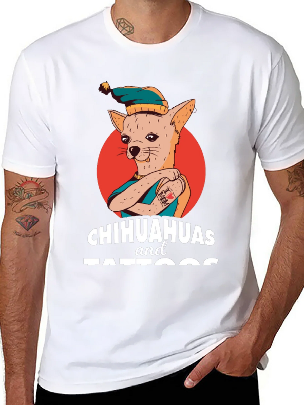 Chihuahua and Tattoos T-Shirt product image 7
