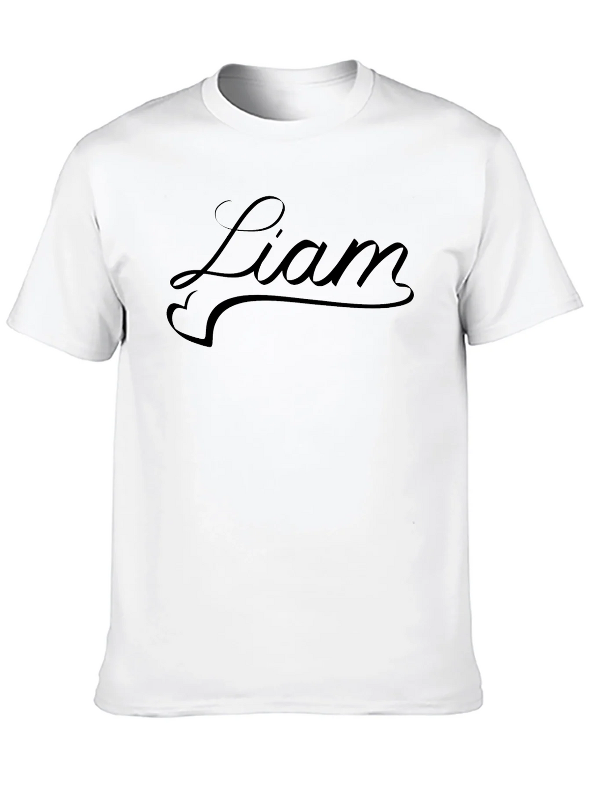 Liam Script Black T-Shirt - Stylish & Comfortable product image 6