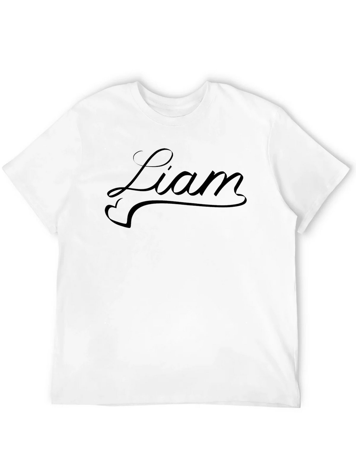 Liam Script Black T-Shirt - Stylish & Comfortable product image 7