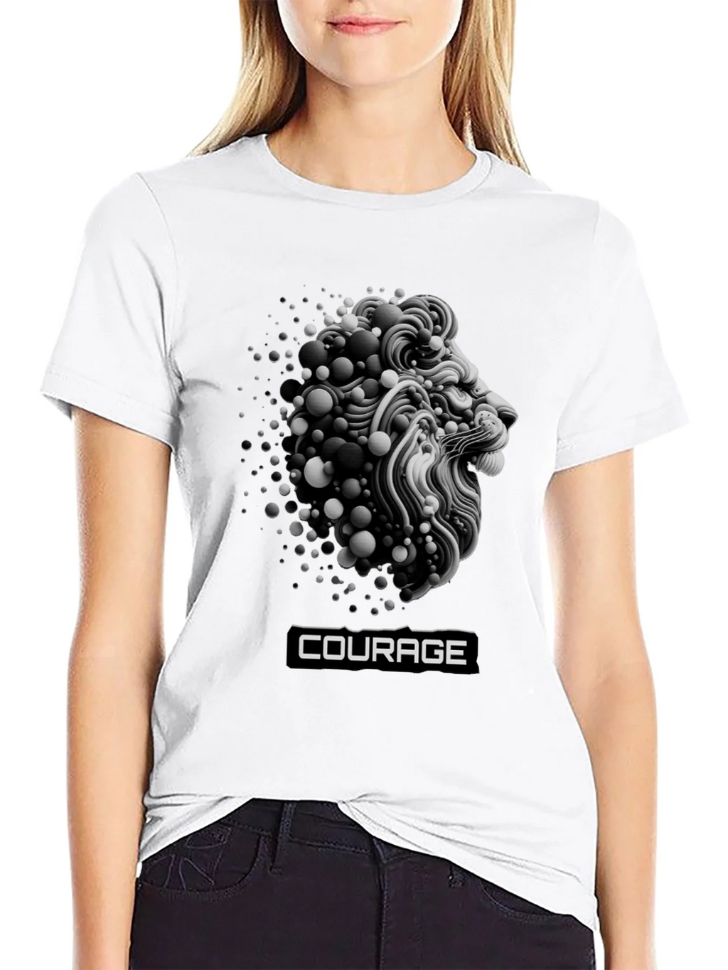 Courage Lion Graphic T-Shirt - Bold Streetwear product image 8