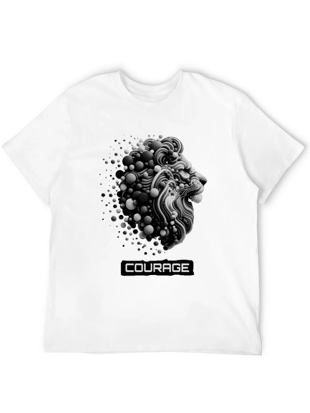 Courage Lion Graphic T-Shirt - Bold Streetwear product image 11