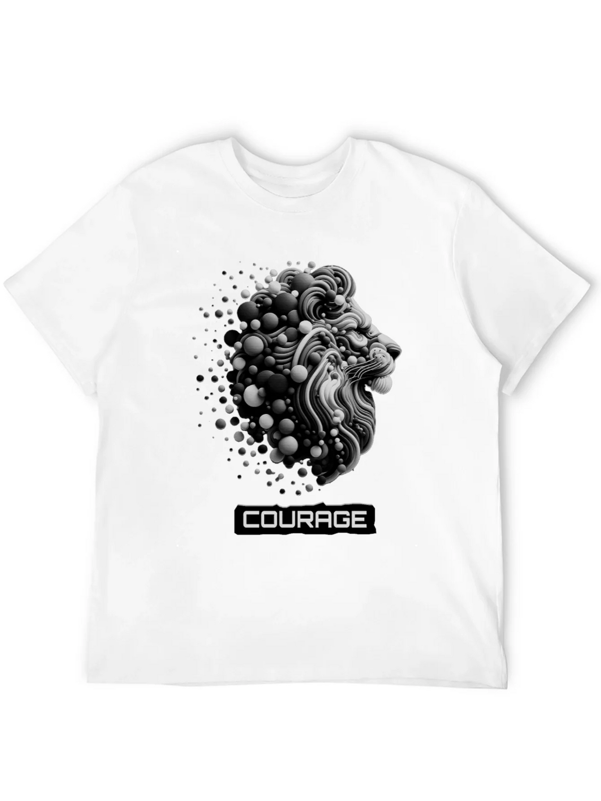 Courage Lion Graphic T-Shirt - Bold Streetwear product image 11