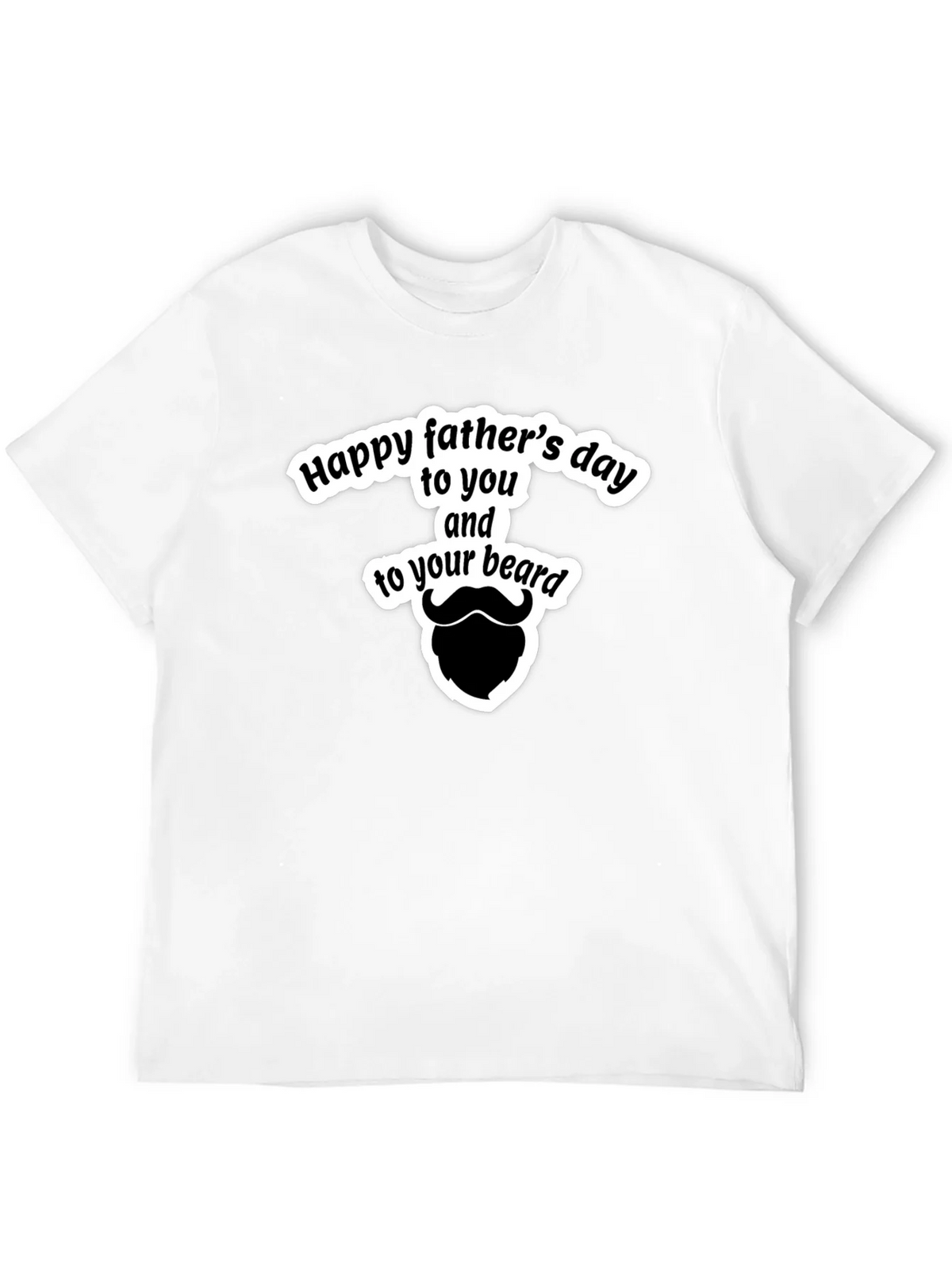Funny Fathers Day Beard T-Shirt product image 3