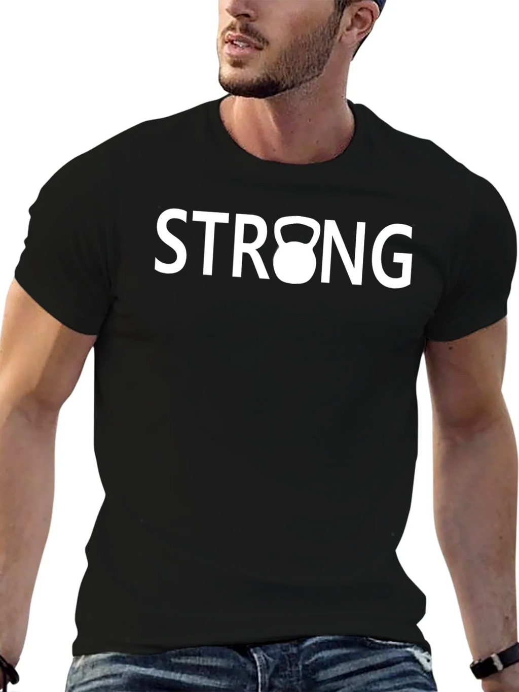 Strong Kettlebell Graphic Tee - Fitness Shirt product image 6