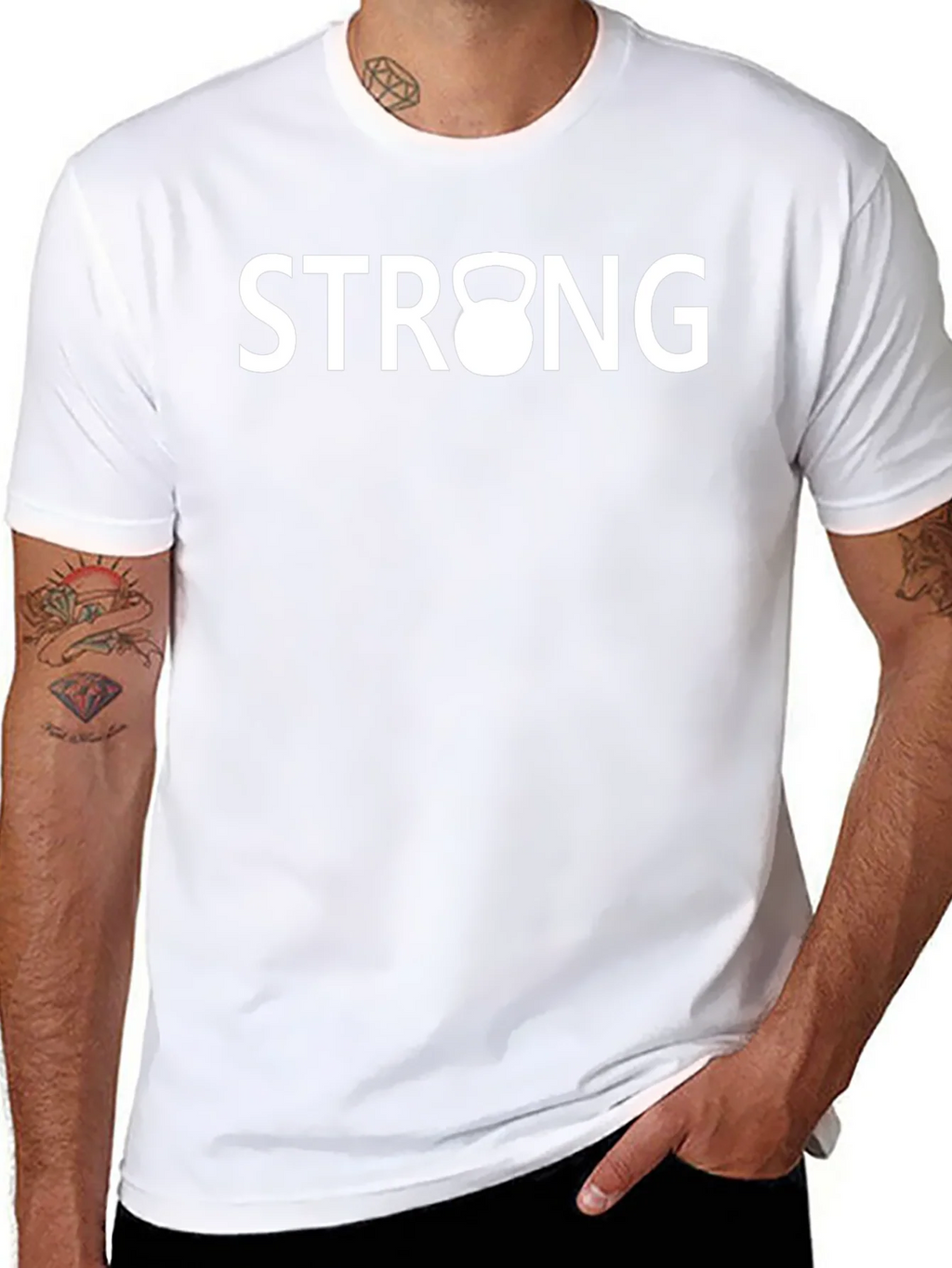 Strong Kettlebell Graphic Tee - Fitness Shirt product image 7