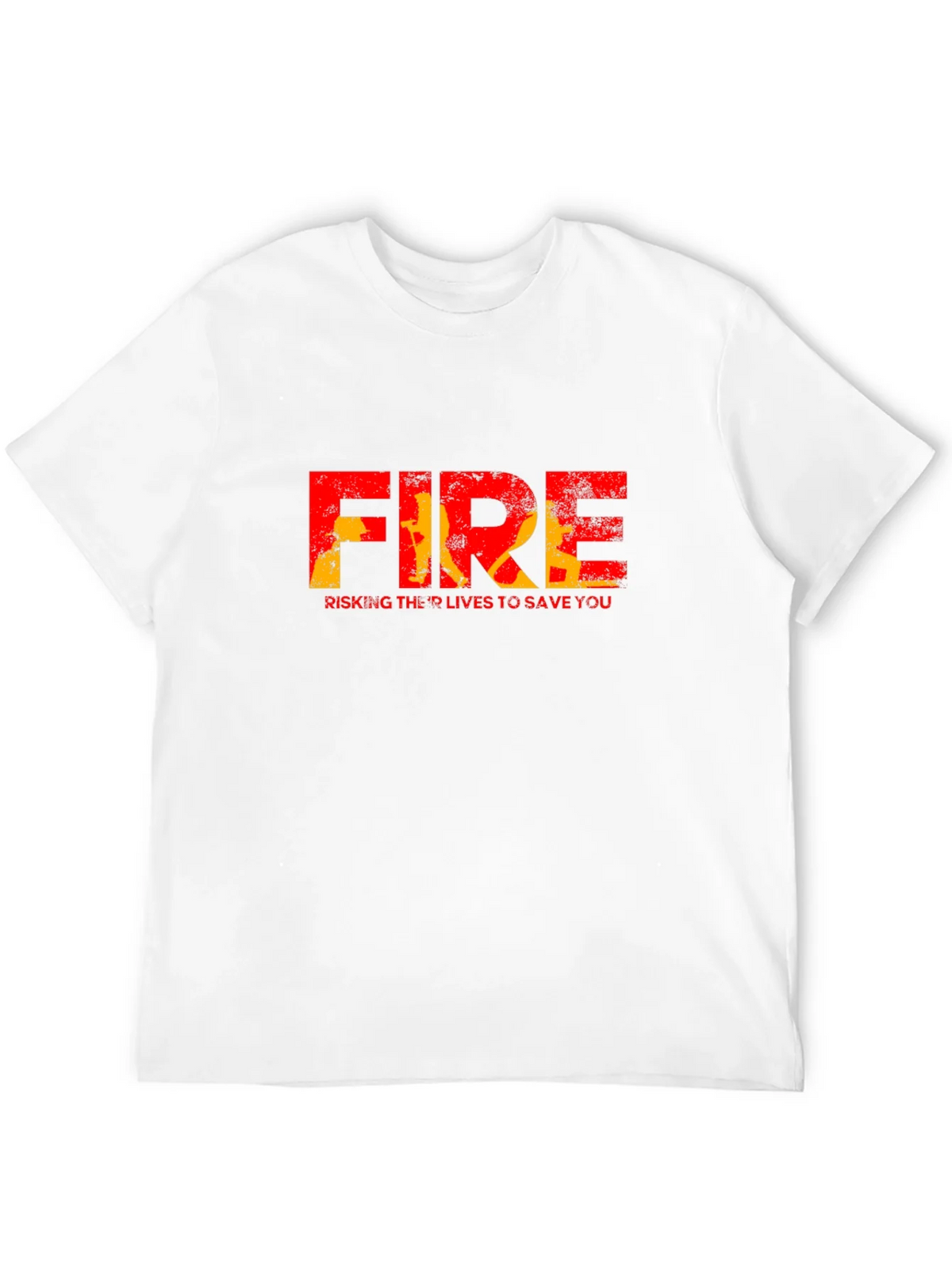 Firefighter Tribute Graphic Tee - Risking Lives to Save You product image 11