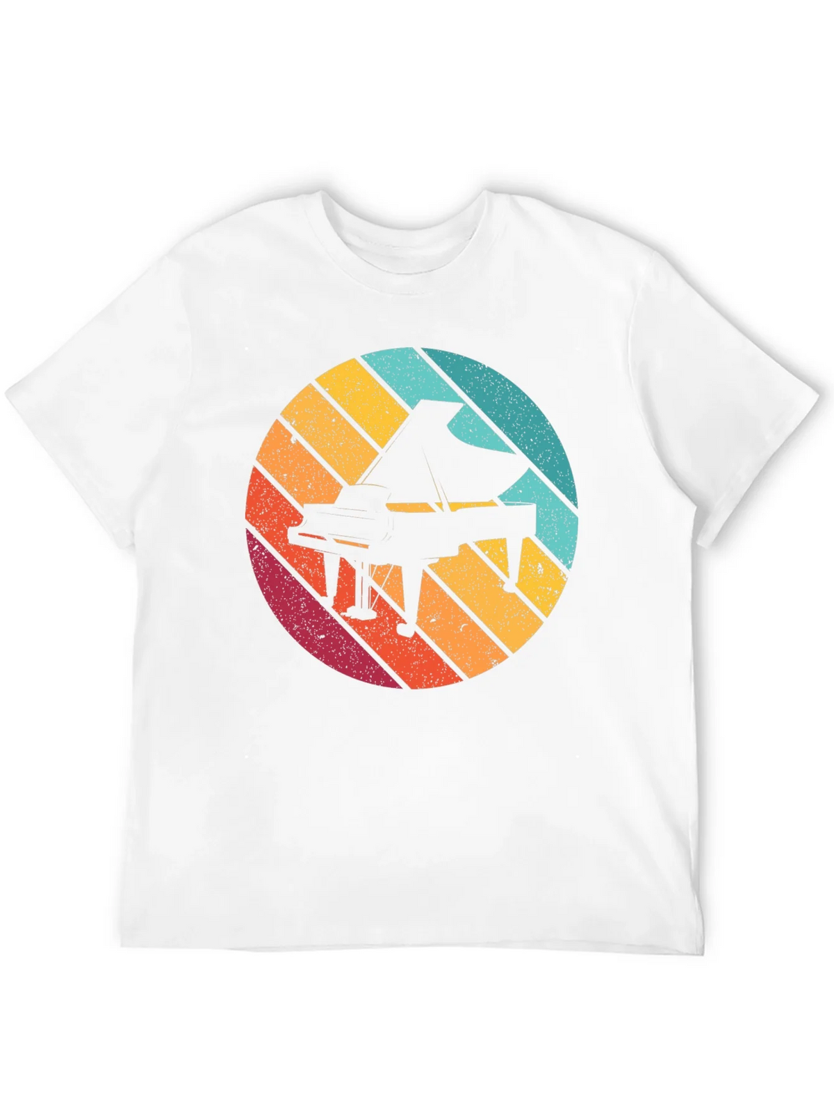 Retro Piano Graphic Tee - Black product image 11