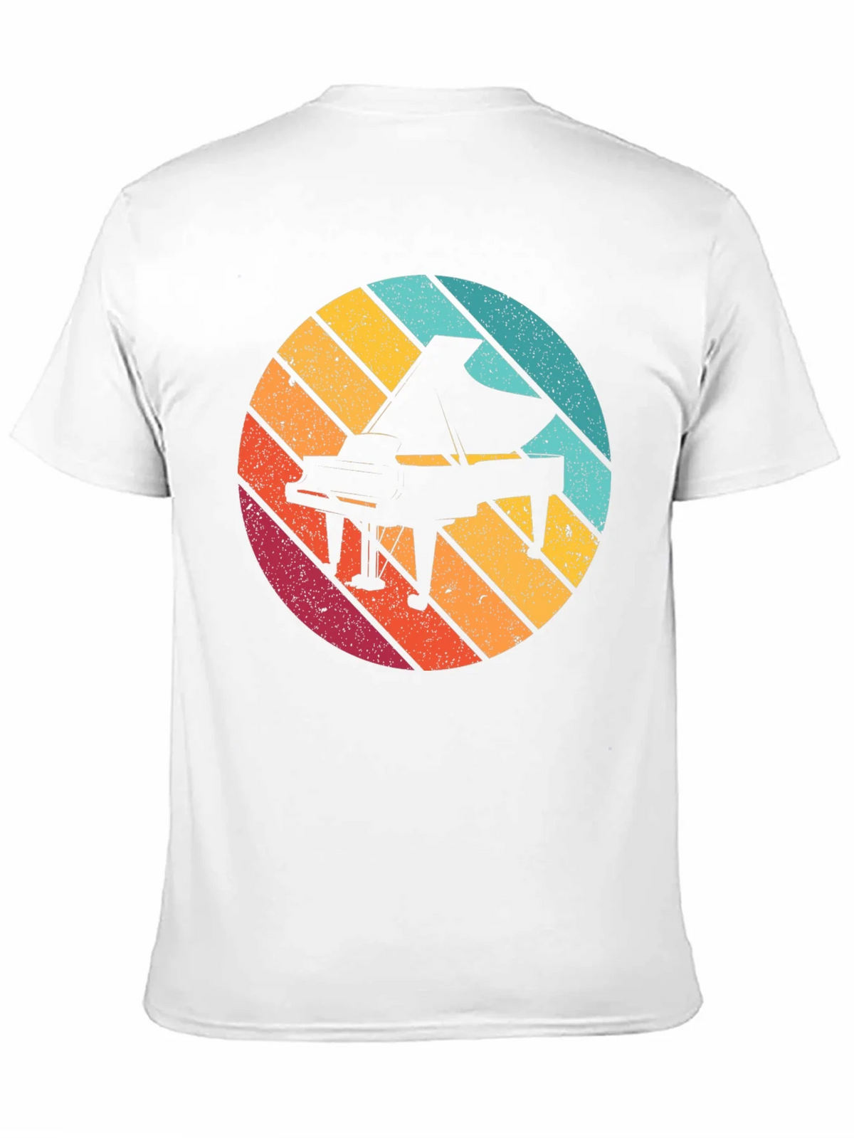 Retro Piano Graphic Tee - Black product image 10