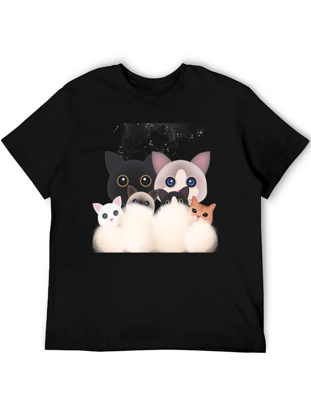 Cute Cartoon Cat T-Shirt product image 5