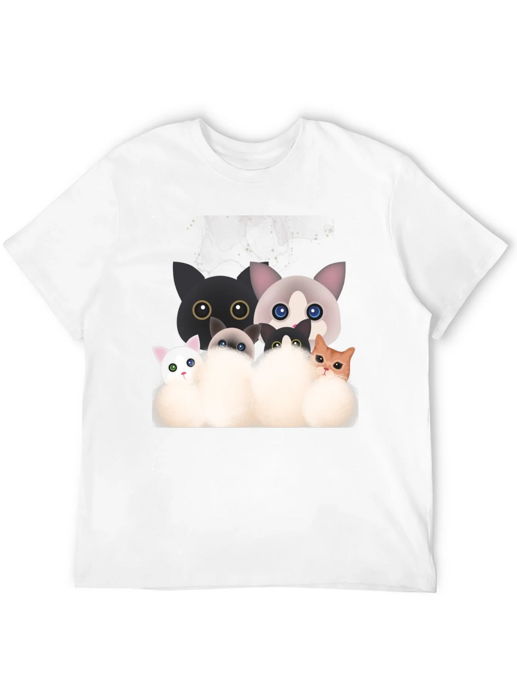 Cute Cartoon Cat T-Shirt product image 11