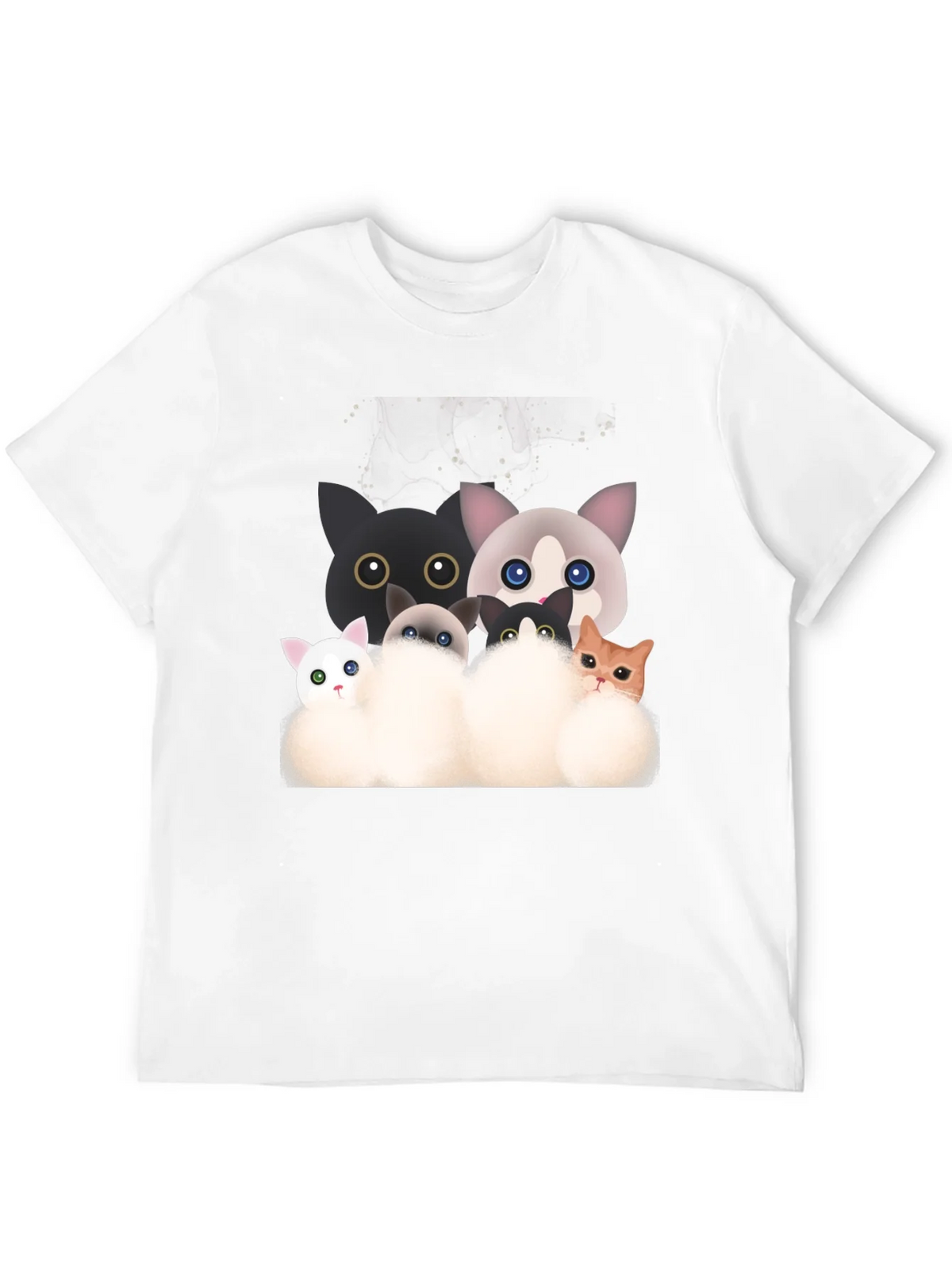 Cute Cartoon Cat T-Shirt product image 11