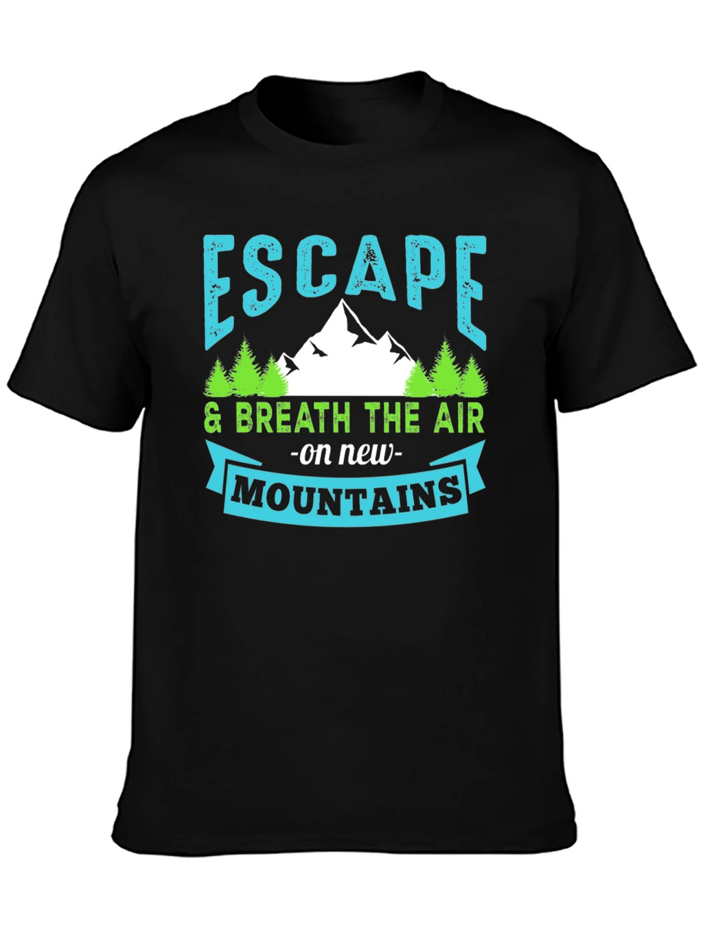 Escape to the Mountains Graphic T-Shirt product image 3
