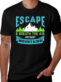 Escape to the Mountains Graphic T-Shirt product image 1