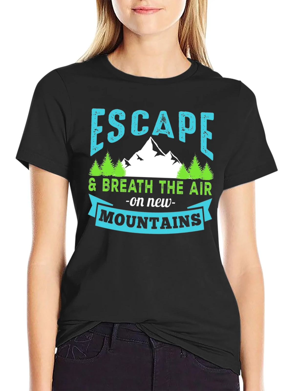 Escape to the Mountains Graphic T-Shirt product image 2