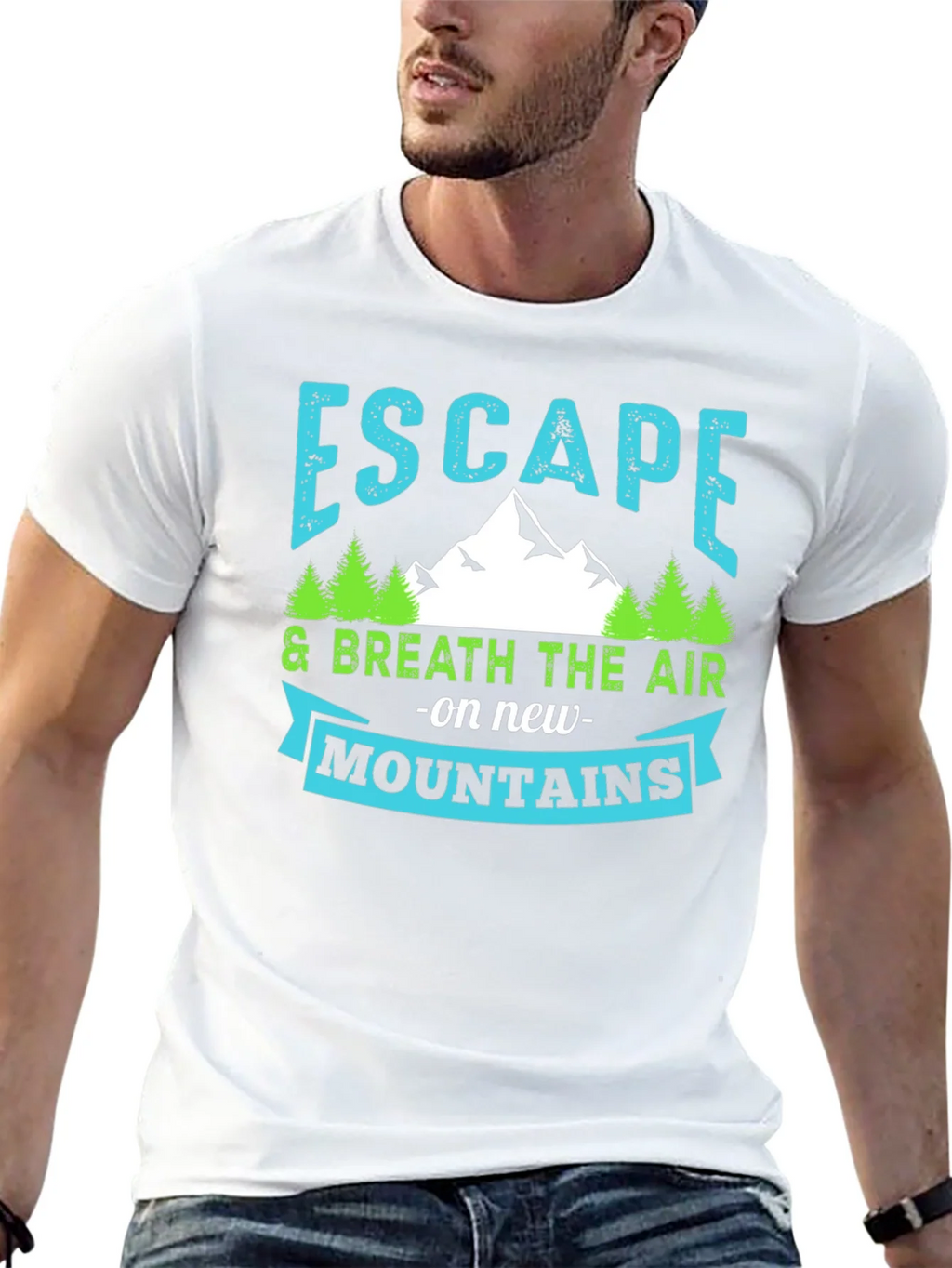 Escape to the Mountains Graphic T-Shirt product image 12