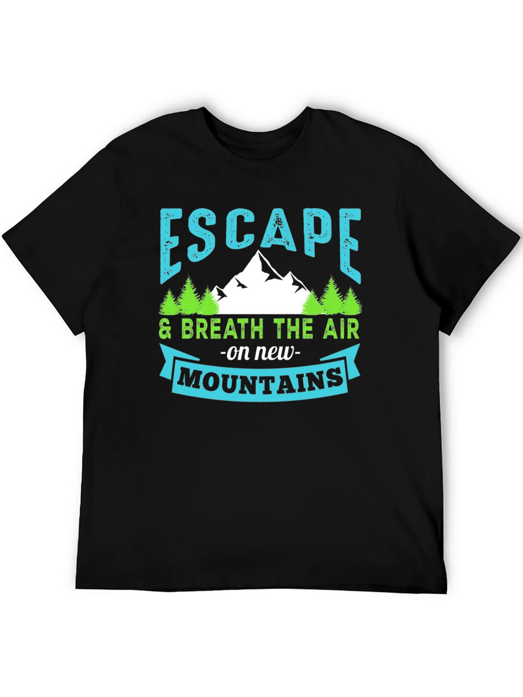 Escape to the Mountains Graphic T-Shirt product image 5
