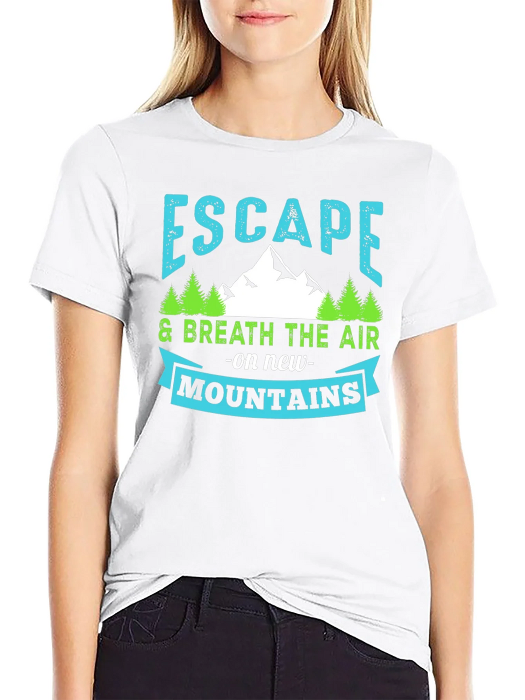 Escape to the Mountains Graphic T-Shirt product image 8
