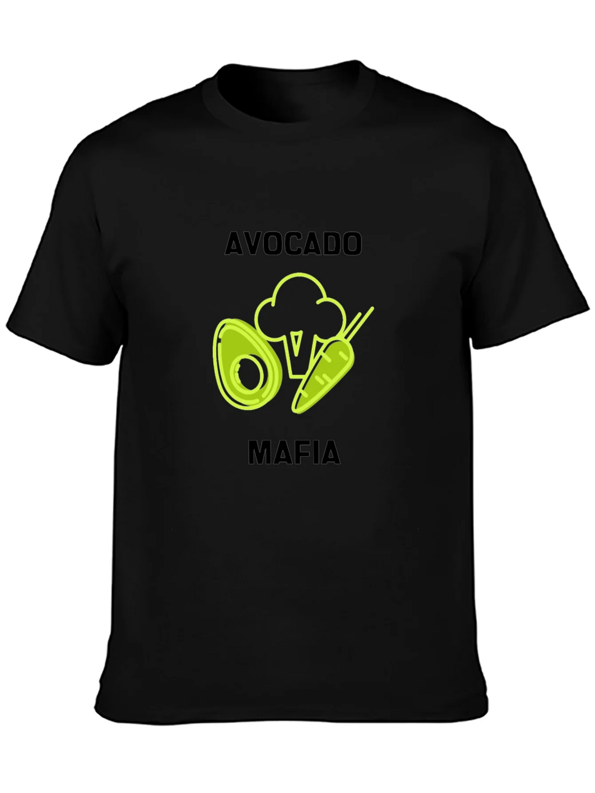 Avocado Mafia Black Graphic T-Shirt product image 3